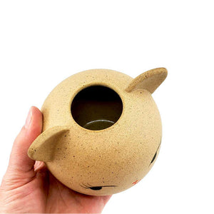 Vase - Coy Kitty Cat by Jennifer Fujimoto