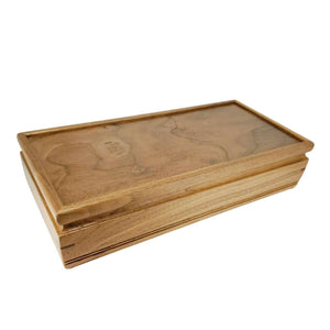 Jewelry Box - Medium - Sentinel (Walnut, Wenge) by Mikutowski Woodworking