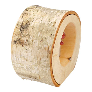 zLamp - Small Birch Circle (Red Mushrooms) by Sage Studios