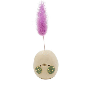 Figurine - Lucky Potato Bud Vase (Single Hole, Green Cheeks) by The Pottery Parade