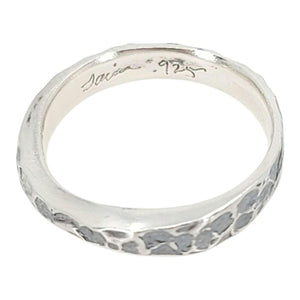Ring - Size 7 - Heavily Textured Ribbon (Sterling Silver) by Taviametal