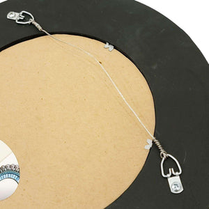 Mosaic Mirror - 13in Round (Gray) by Zetamari Mosaic Artworks