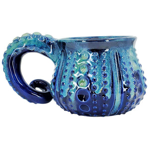Mug - Octopus (Cobalt and Turquoise) by Beach Baby Ceramics
