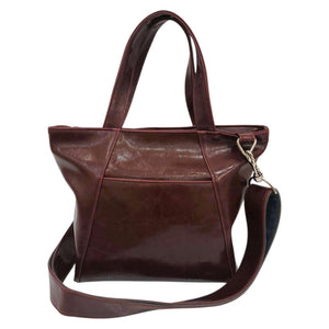 Bag - Mini Troubadour Adjustable Convertible Tote (Wine) by Crystalyn Kae