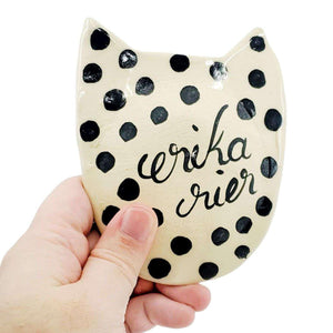 Ring Dish - Little Five Eyed Cat by Erika Rier