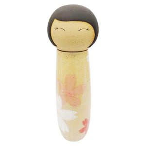 Kokeshi Jar - XXL - Cheerful Sakura (OOAK) by Jennifer Fujimoto Collection