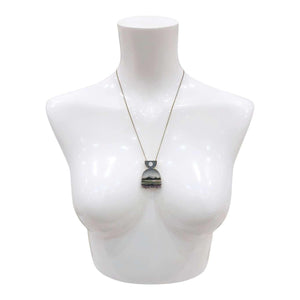 Necklace - Magic Hills Crystal (Gunmetal) by Fernworks