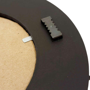 Mosaic Mirror - 7in Round (Aquamarine Leaf) by Zetamari Mosaic Artworks