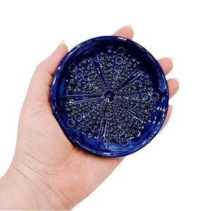 Grater - Sea Urchin (Cobalt) by Beach Baby Ceramics