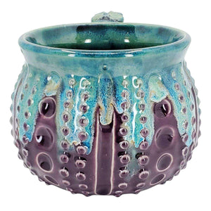 Mug - Octopus (Purple and Turquoise) by Beach Baby Ceramics