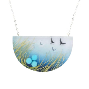 Necklace - Nesting (Sterling Silver) by Fernworks