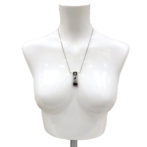 Necklace - Crow and Moon Crystal (Gunmetal) by Fernworks