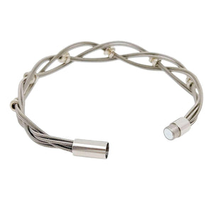 Bracelet - Bass Strings with Silver Bass Ball Ends (M or L) by High Strung Studios