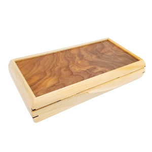 Jewelry Box - Large - Small Valet (Spalted Maple, Walnut, Wenge) by Mikutowski Woodworking