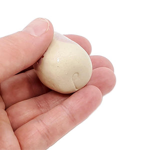 Figurine - Lucky Potato Bud Vase (Single Hole, Lilac Cheeks, Tall) by The Pottery Parade