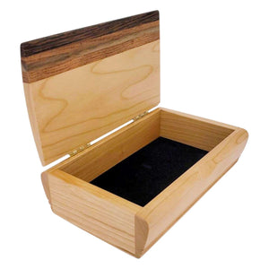 Jewelry Box - Small Treasure Box (Bubinga, Cherry, Walnut, Wenge) by Mikutowski Woodworking
