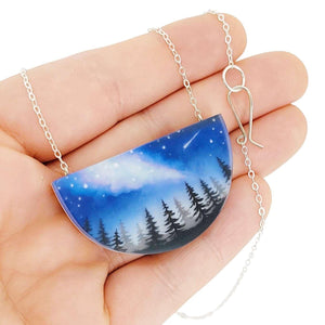 Necklace - Milky Way (Sterling Silver) by Fernworks