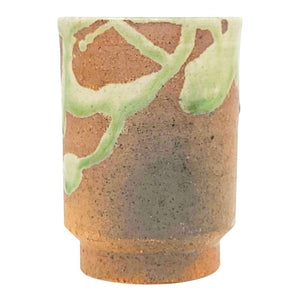 Cup - Large Scarlet Shigaraki-yaki by Asemi Co.