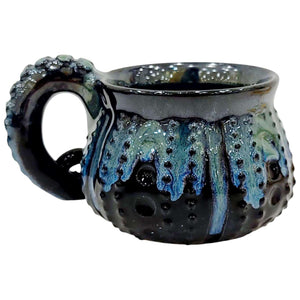 Mug - 12oz - Octopus (Bioluminescent) by Beach Baby Ceramics