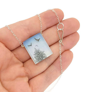 Necklace - Over the Trees (Sterling Silver) by Fernworks