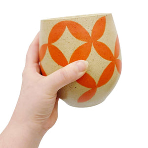 Vase - Red Shippo (OOAK) by Jennifer Fujimoto Collection