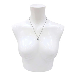 Necklace - Arc Pendant (Aquamarine) by Three Flames Silverworks