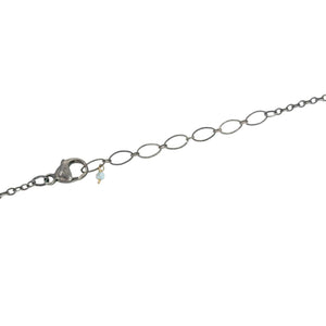 Necklace - Decorated Mixed Chain (Larimar, Aquamarine, Pearl) by Calliope Jewelry