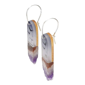 Earrings - Crystal Flock Drops by Fernworks