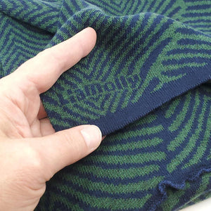 Wrap - Forest Fern in Hunter and Navy by Liamolly