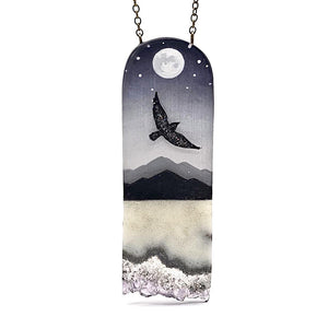 Necklace - Messenger Crystal (Sterling Silver) by Fernworks