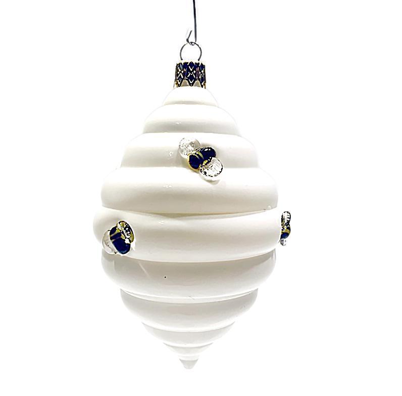 Ornament - Glass Beehive by Sage Studios