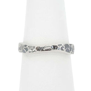 Ring - Size 7 - Heavily Textured Ribbon (Sterling Silver) by Taviametal