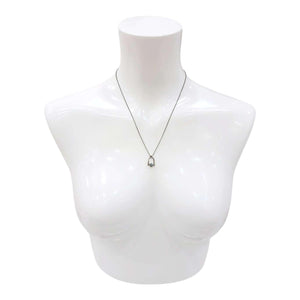 Necklace - Arc Pendant (Labradorite) by Three Flames Silverworks