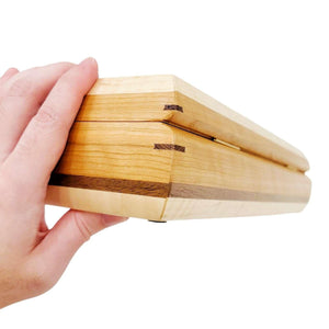 Jewelry Box - Large - Small Valet (Cherry, Curly Maple, Tamo Ash, Walnut, Wenge) by Mikutowski Woodworking