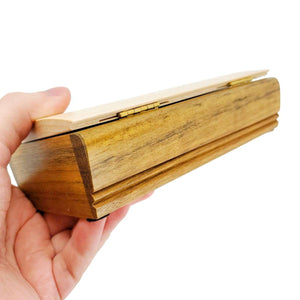 Jewelry Box - Small - Treasure (Curly Maple, Shedua, Wenge, Zebrawood) by Mikutowski Woodworking