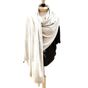 Wrap - Forest Fern in Marble and Cream by Liamolly