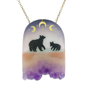 Necklace - Mama Bear Crystal by Fernworks