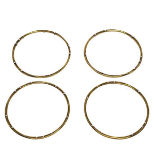 Bracelet – Heat Riveted Bangle in Brass by Una Barrett