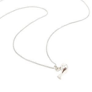 Pendant - Medium Tweet Polished Sterling Silver by La Objeteria