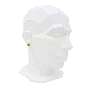 Earrings - Celeste Studs (Vesuvianite) by Three Flames Silverworks