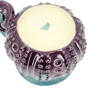 Mug - Octopus (Purple and Turquoise) by Beach Baby Ceramics