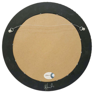 Mosaic Mirror - 24in Round (Red) by Zetamari Mosaic Artworks