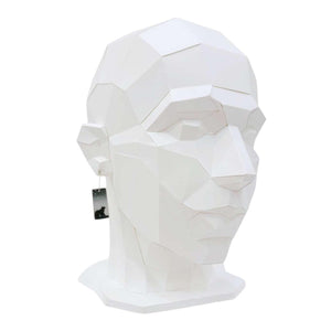 Earrings - Bear and Golden Moon Drops by Fernworks