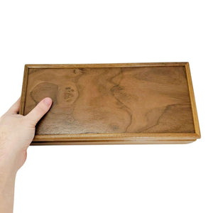Jewelry Box - Medium - Sentinel (Walnut, Wenge) by Mikutowski Woodworking