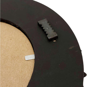 Mosaic Mirror - 7in Round (Teal Amber) by Zetamari Mosaic Artworks