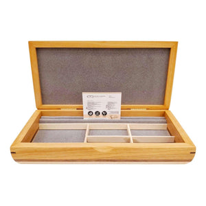 Jewelry Box - Large - Small Valet (Cherry, Curly Maple, Tamo Ash, Walnut, Wenge) by Mikutowski Woodworking