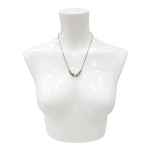 Necklace - Spaced Lilypad Arc (Pearl) by Calliope Jewelry