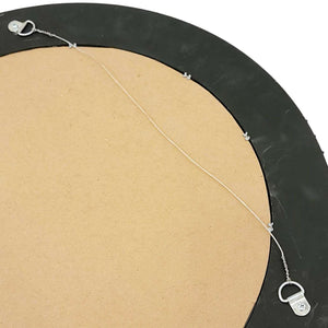 Mosaic Mirror - 24in Round (Red) by Zetamari Mosaic Artworks