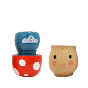 Tea Doll - Mushroom (3 Piece Set) by Jennifer Fujimoto