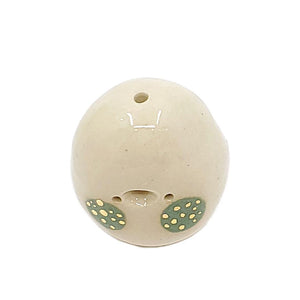 Figurine - Lucky Potato Bud Vase (Single Hole, Green Cheeks) by The Pottery Parade